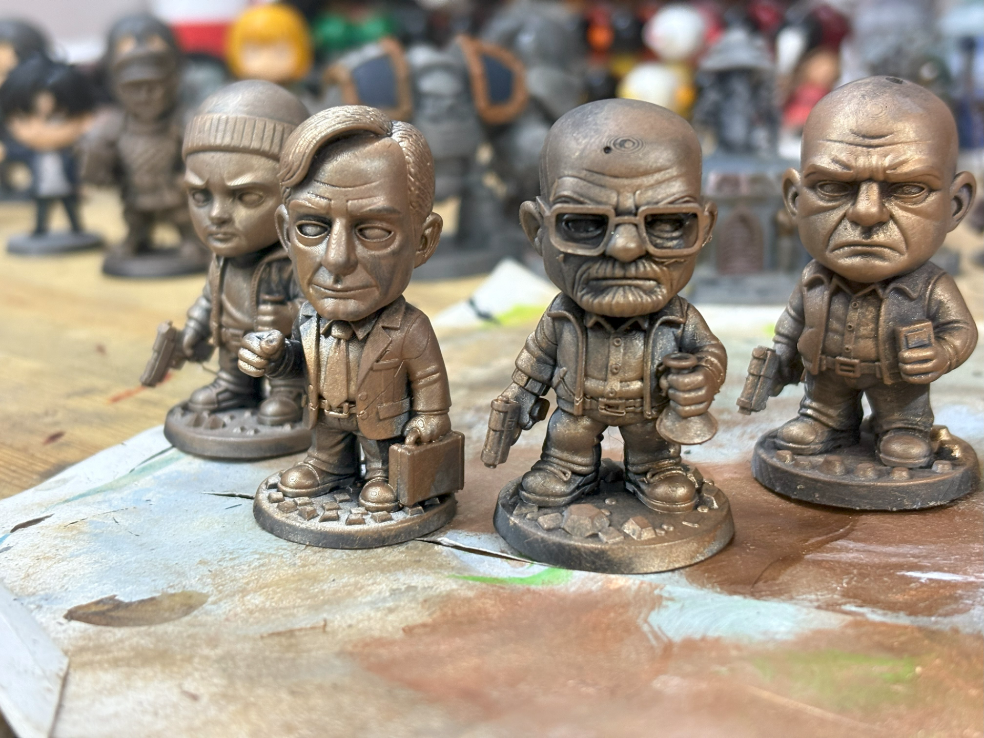 Breaking Bad – Chibi Resin Miniature Set Fan art