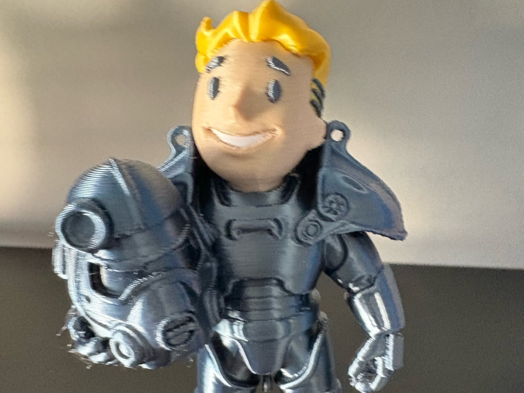 Multicolor Fallout Vault Boy in power armour