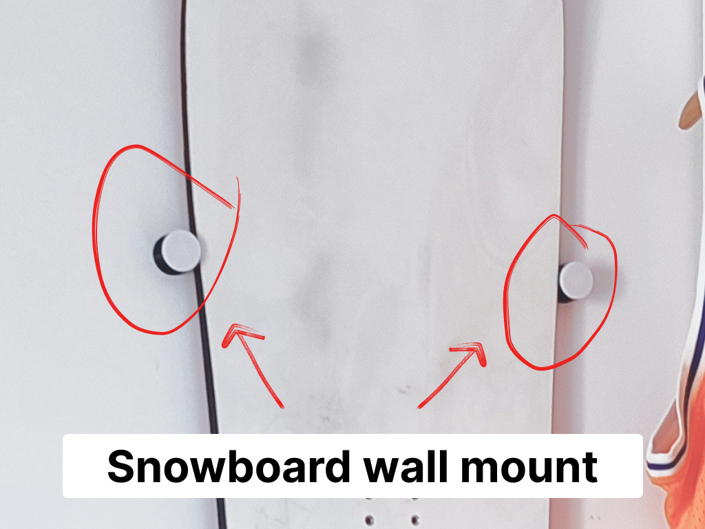 Snowboard Wall Mount