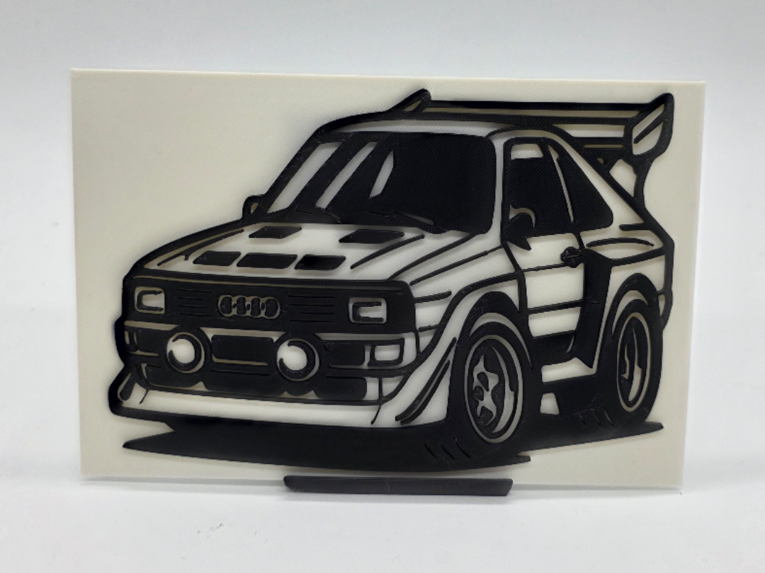 2D Wall Art Audi S1 TinyCar