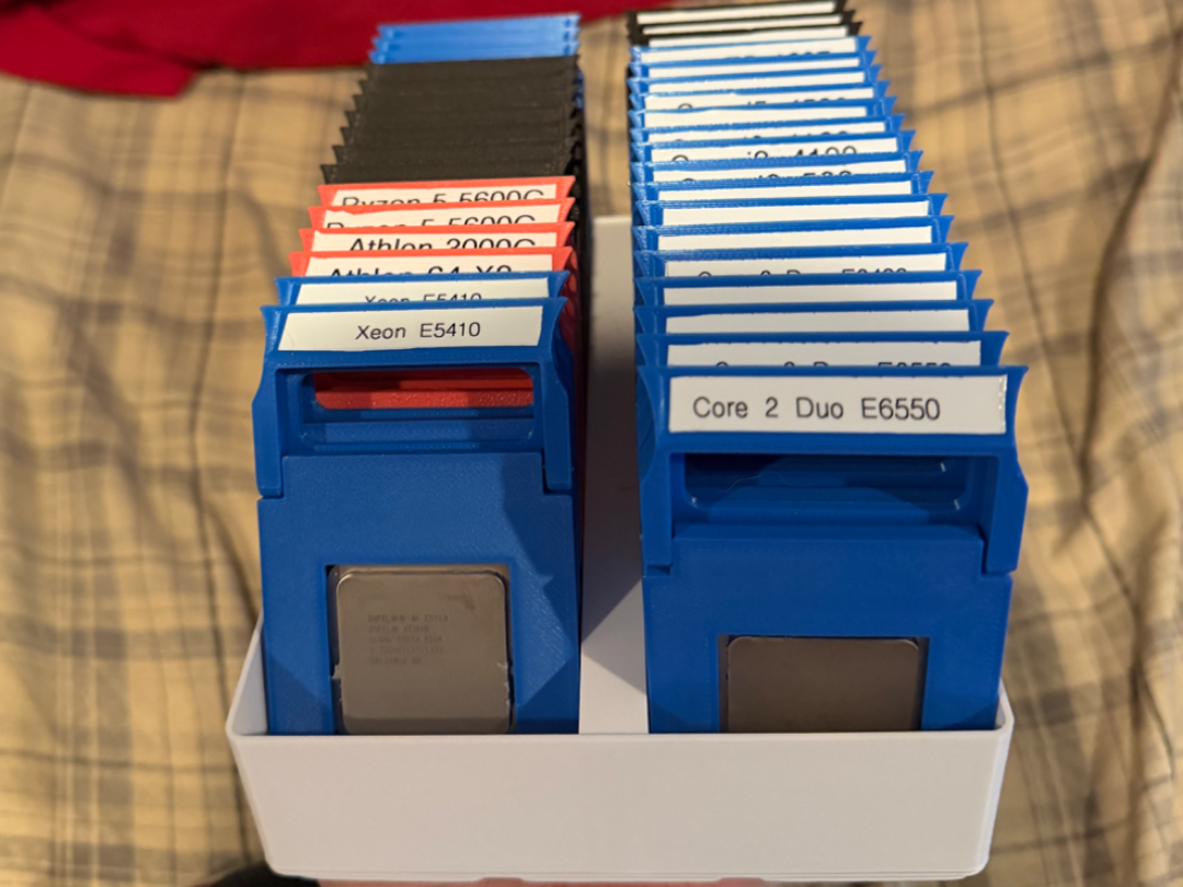Gridfinity Holder for LTT CPU Cases