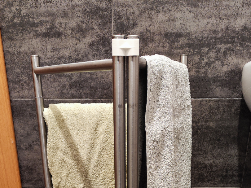 Portasciugamani allungabile, inox BROGRUND