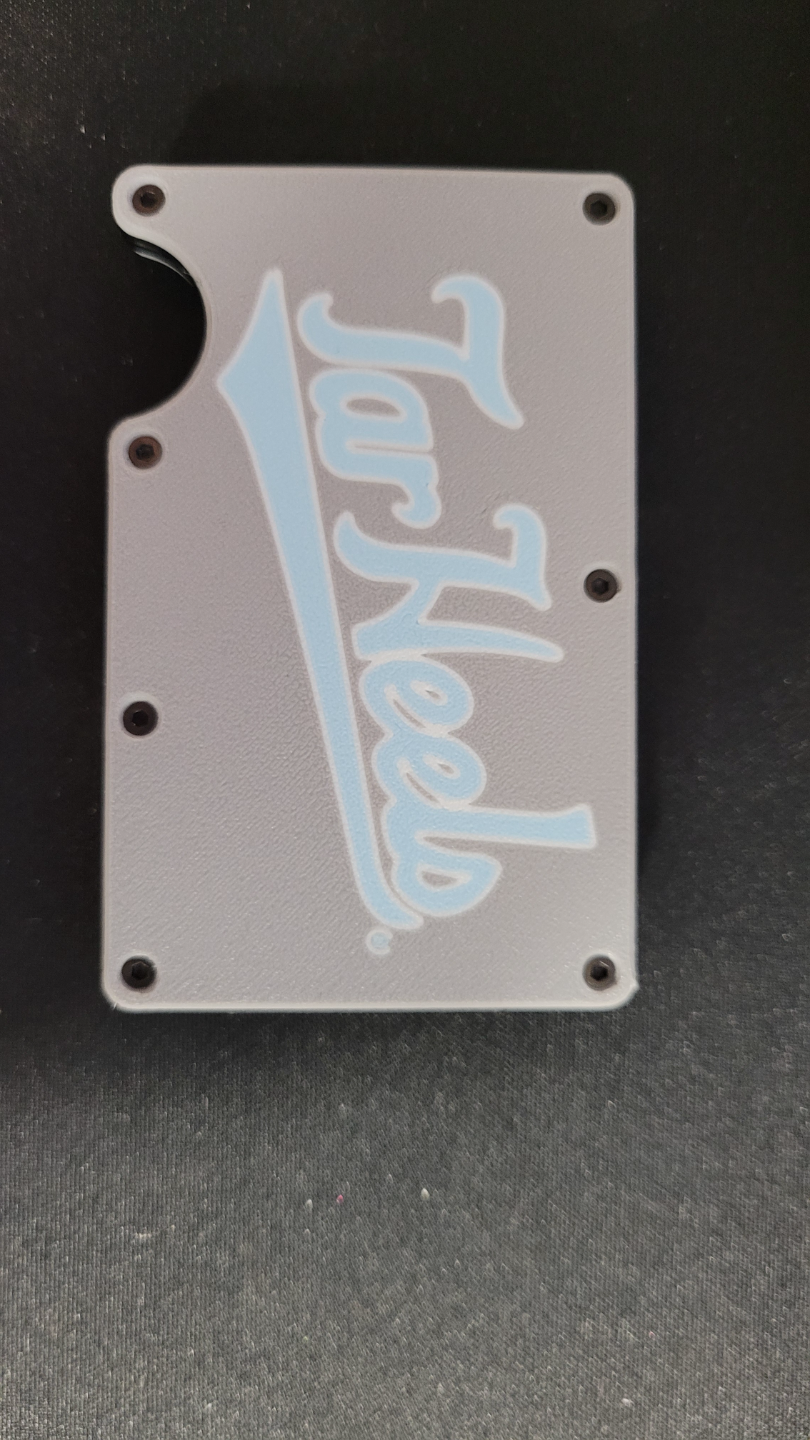 Tar Heels Ridge Wallet Plates