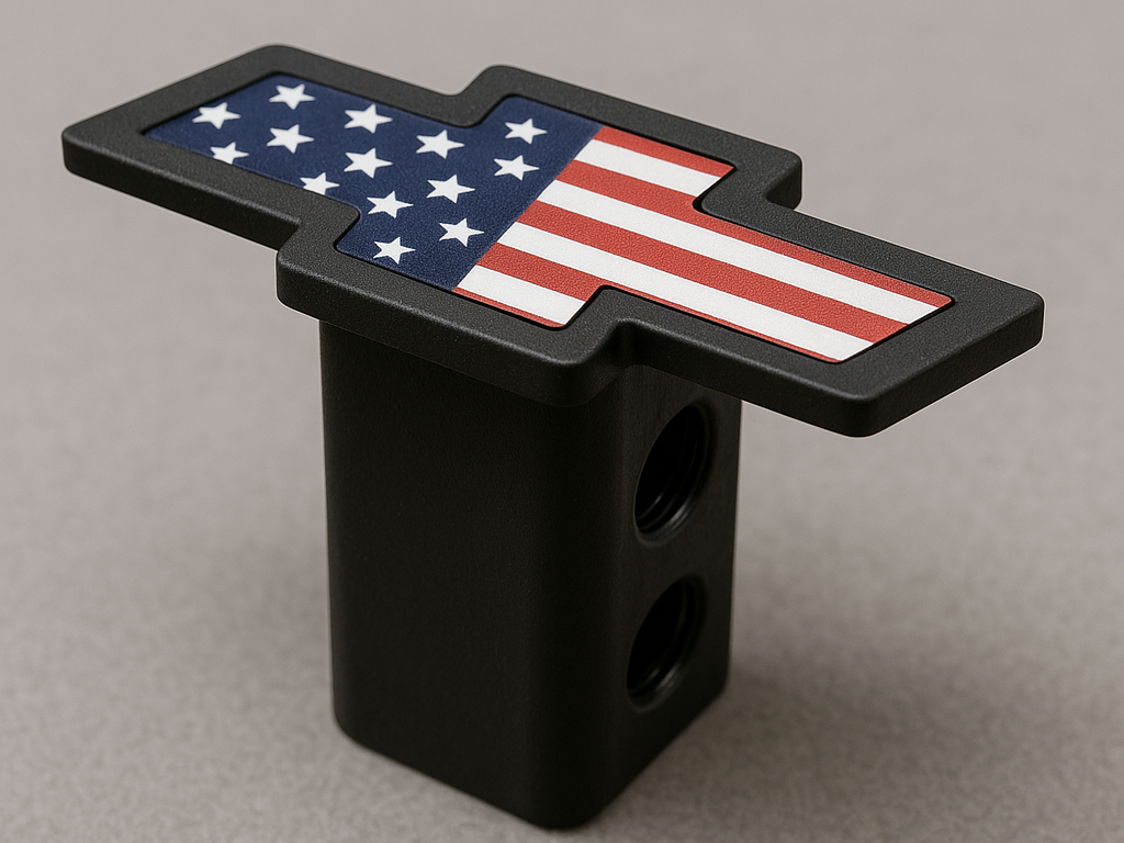 USA Chevrolet Bowtie Hitch Cover