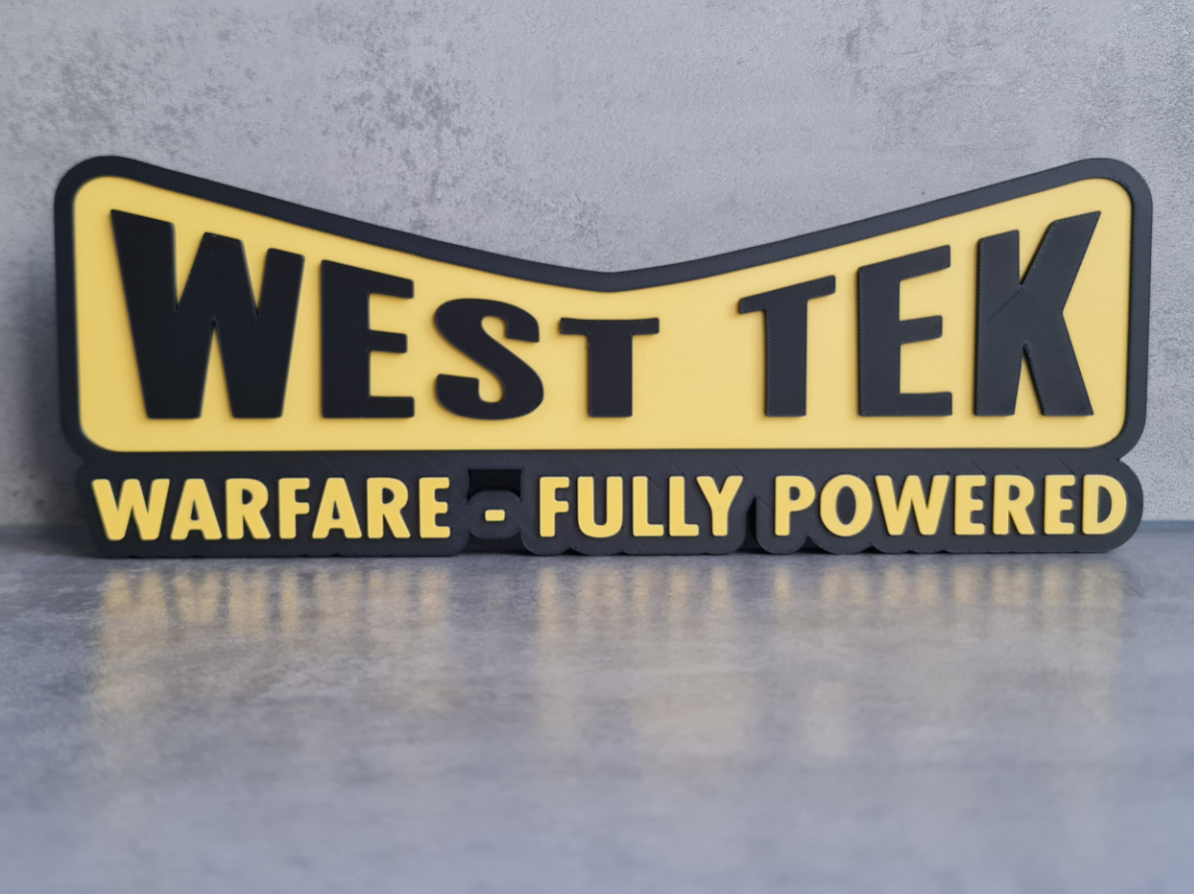 West Tek Fallout Logo / Sign