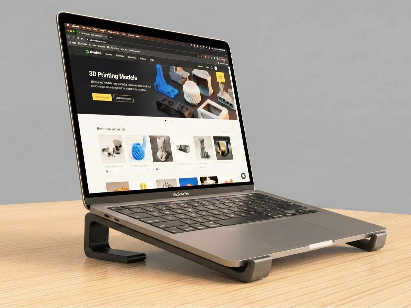 Minimalist Laptop Riser