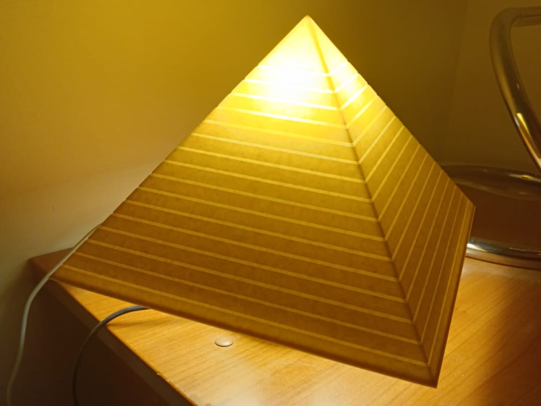 Great Pyramid of Giza 3D Model - LED RGB Lampshade