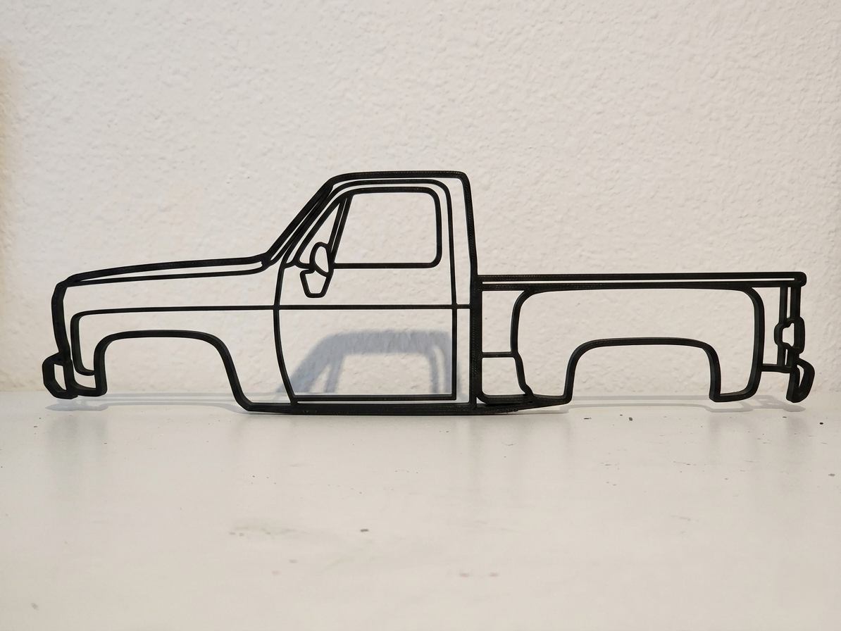 Chevrolet Stepside Squarebody Wall Art