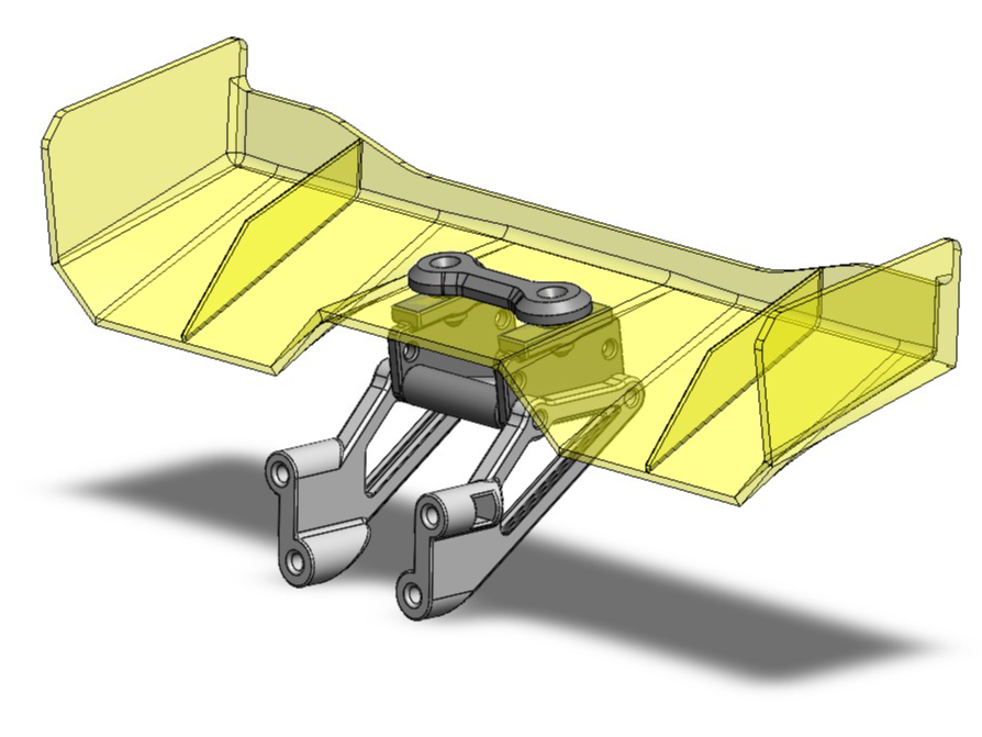 Rear Aileron Assembly Team Durango DEX 408 DNX 408