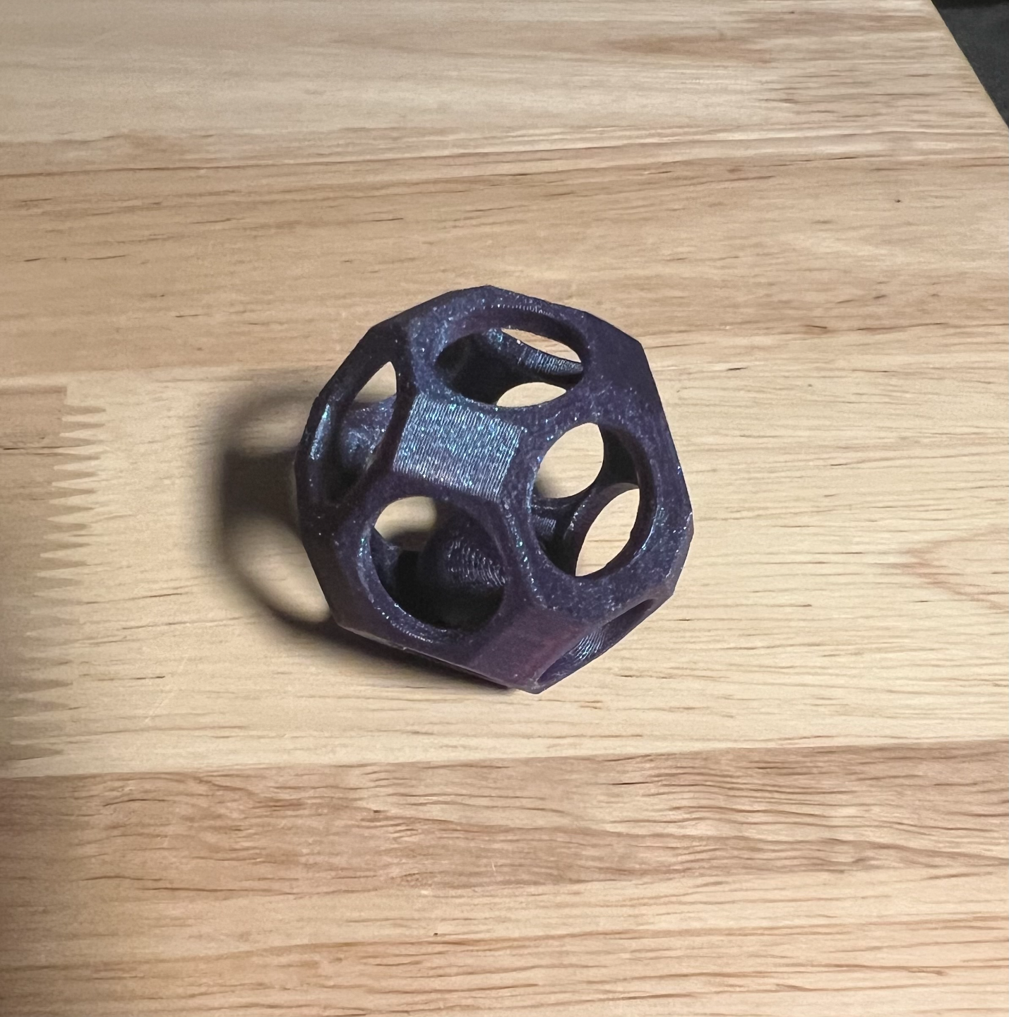 Rattle Cat Toy Ball in Ball Print in Place