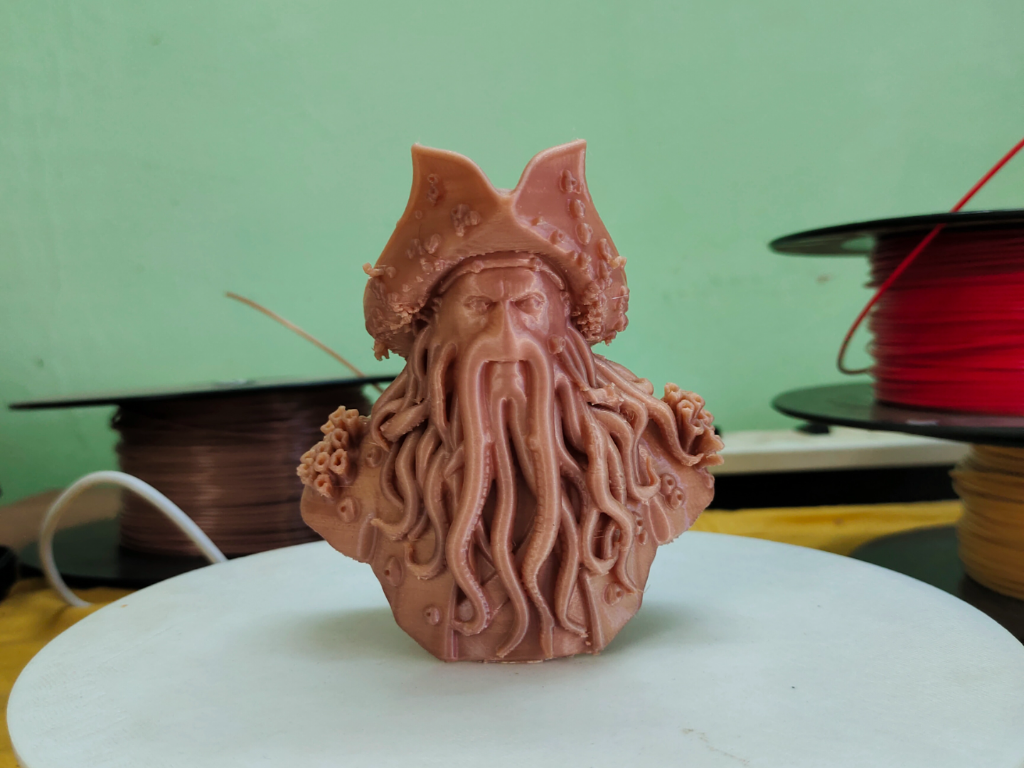Davy Jones Pirates Bust 3D Print Model 154