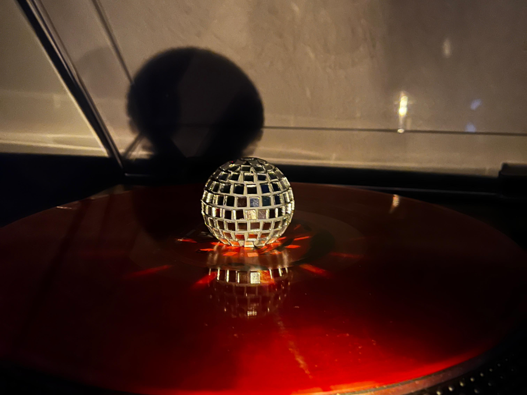 Boule à facette pour platine vinyle