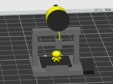 Mini Impresora 3D con Muñeco