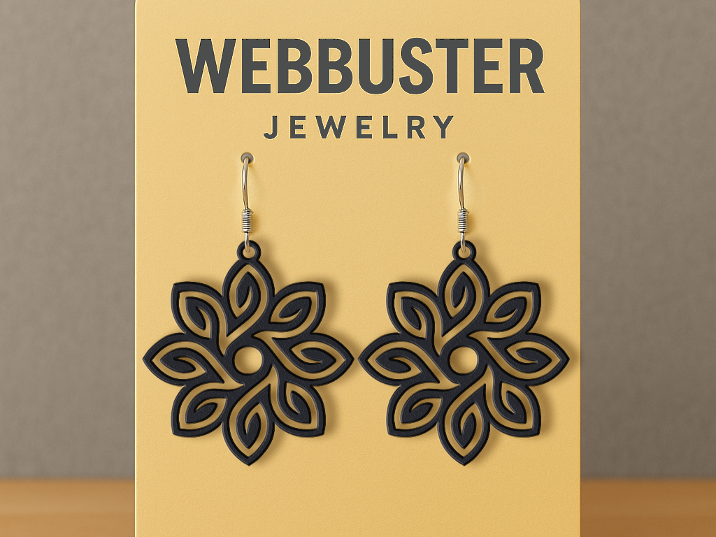 Bloom of Symmetry Earrings