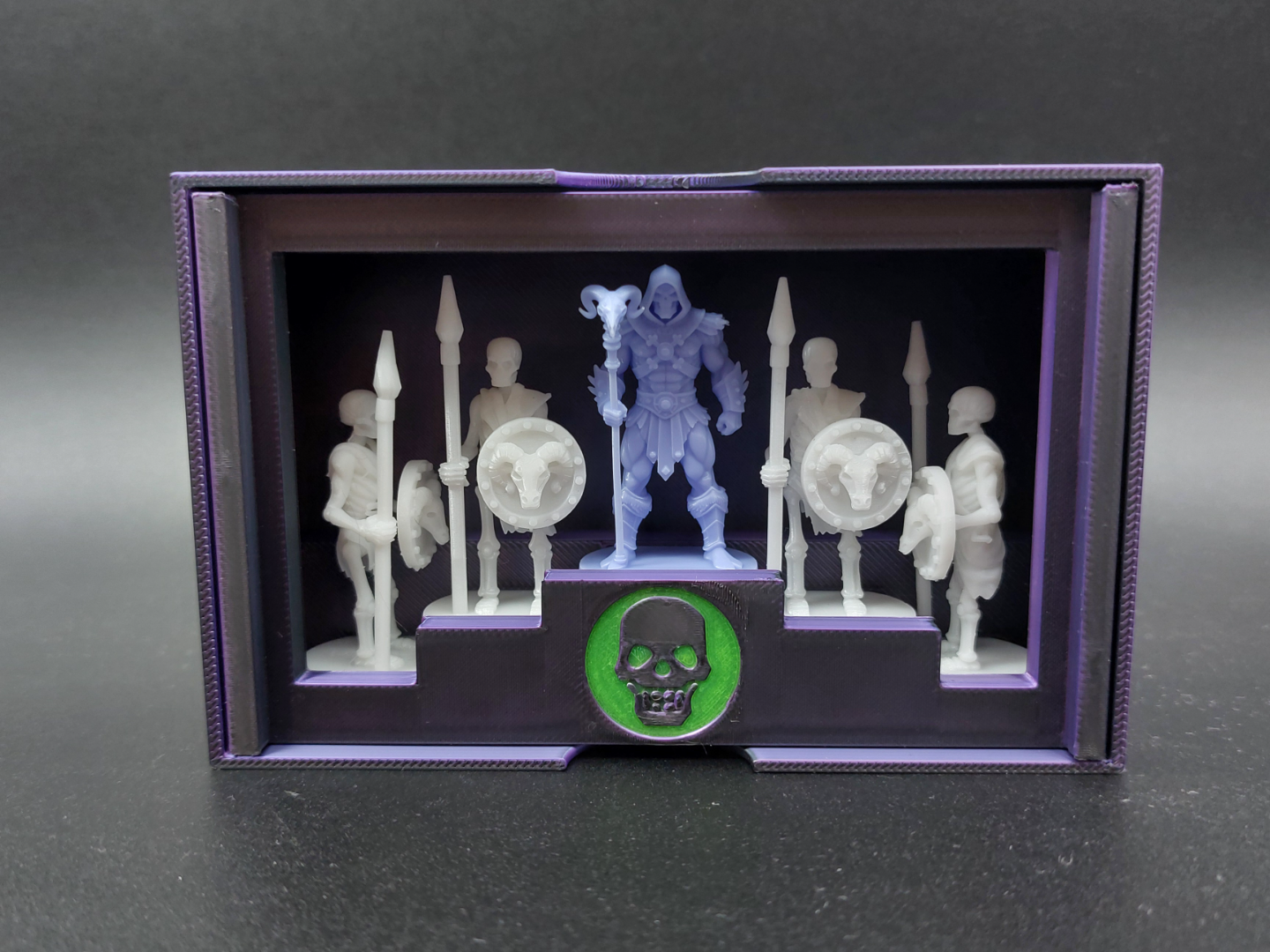 Aufbewahrungsbox für 5 Miniaturen für HeroQuest
