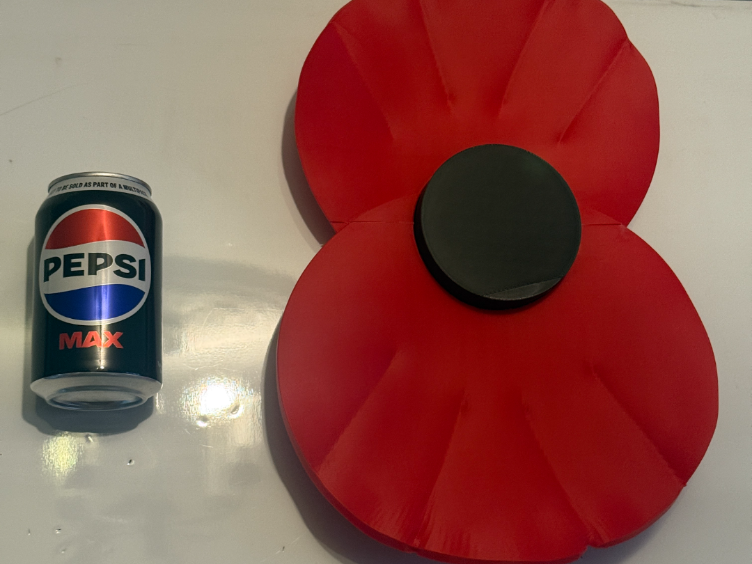 Large Remembrance Poppy - Armistice Day/Appeal