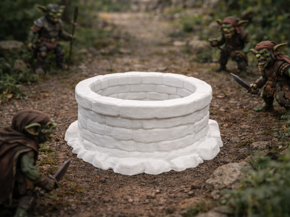 Medieval Stone Well - DnD Wargaming Terrain