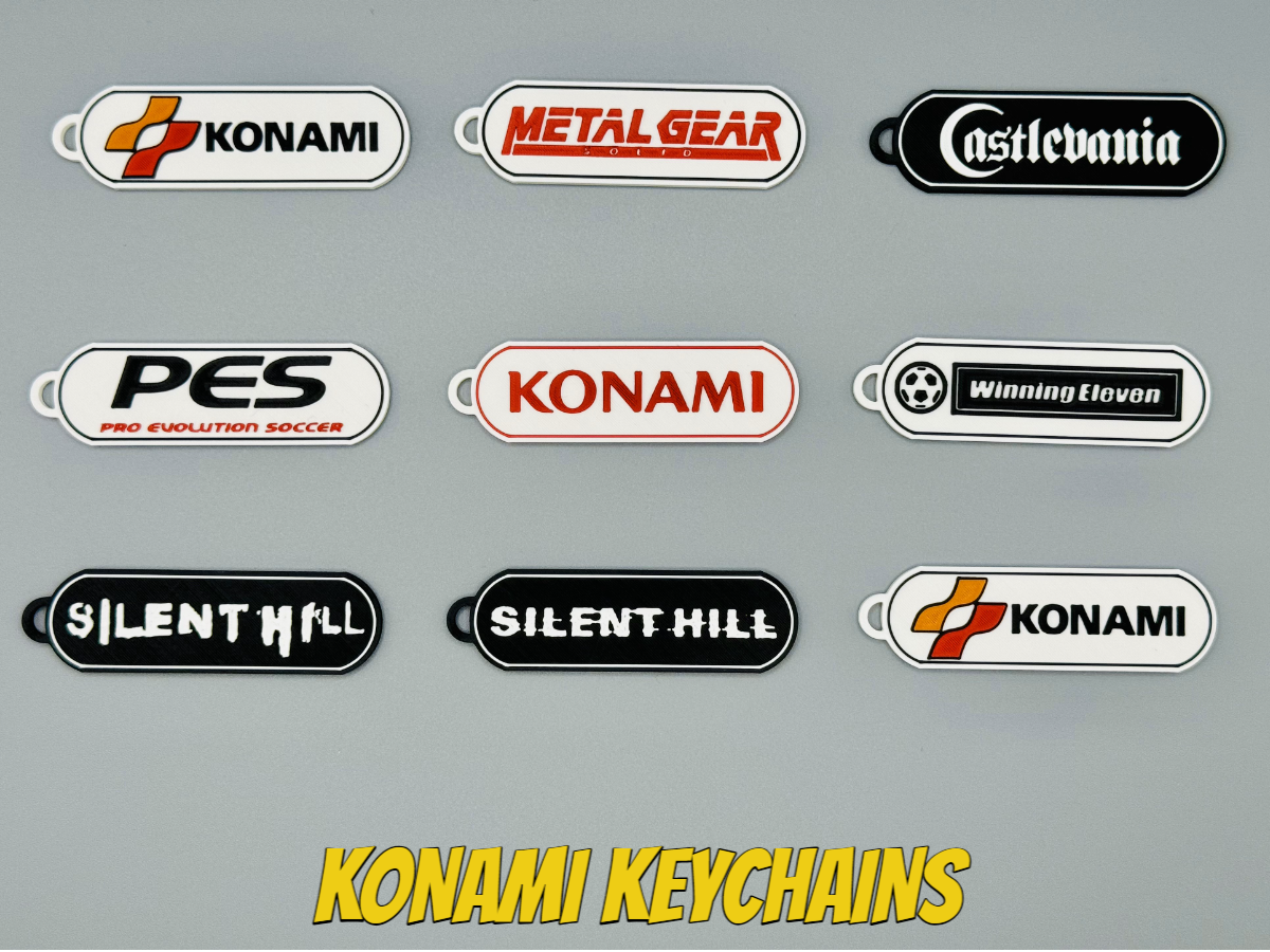 Konami Keychain Collection