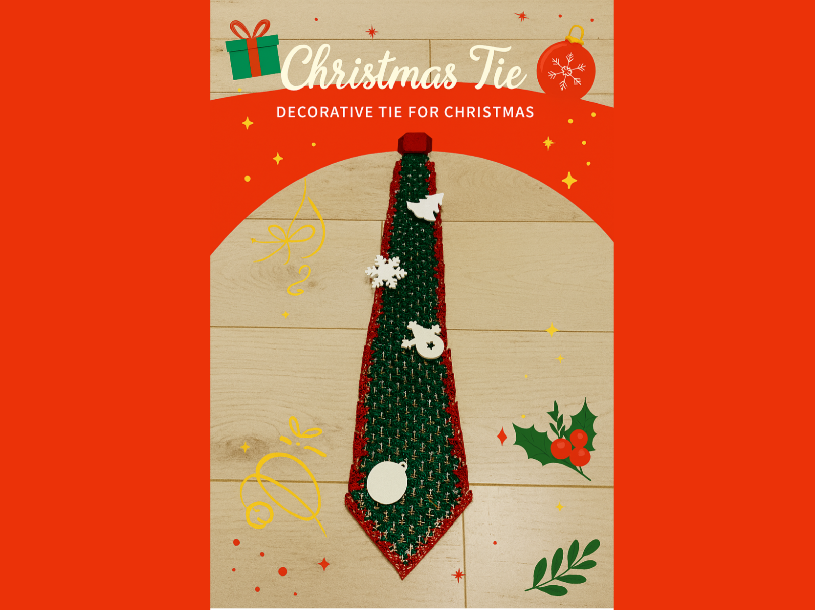 Christmas flexi tie