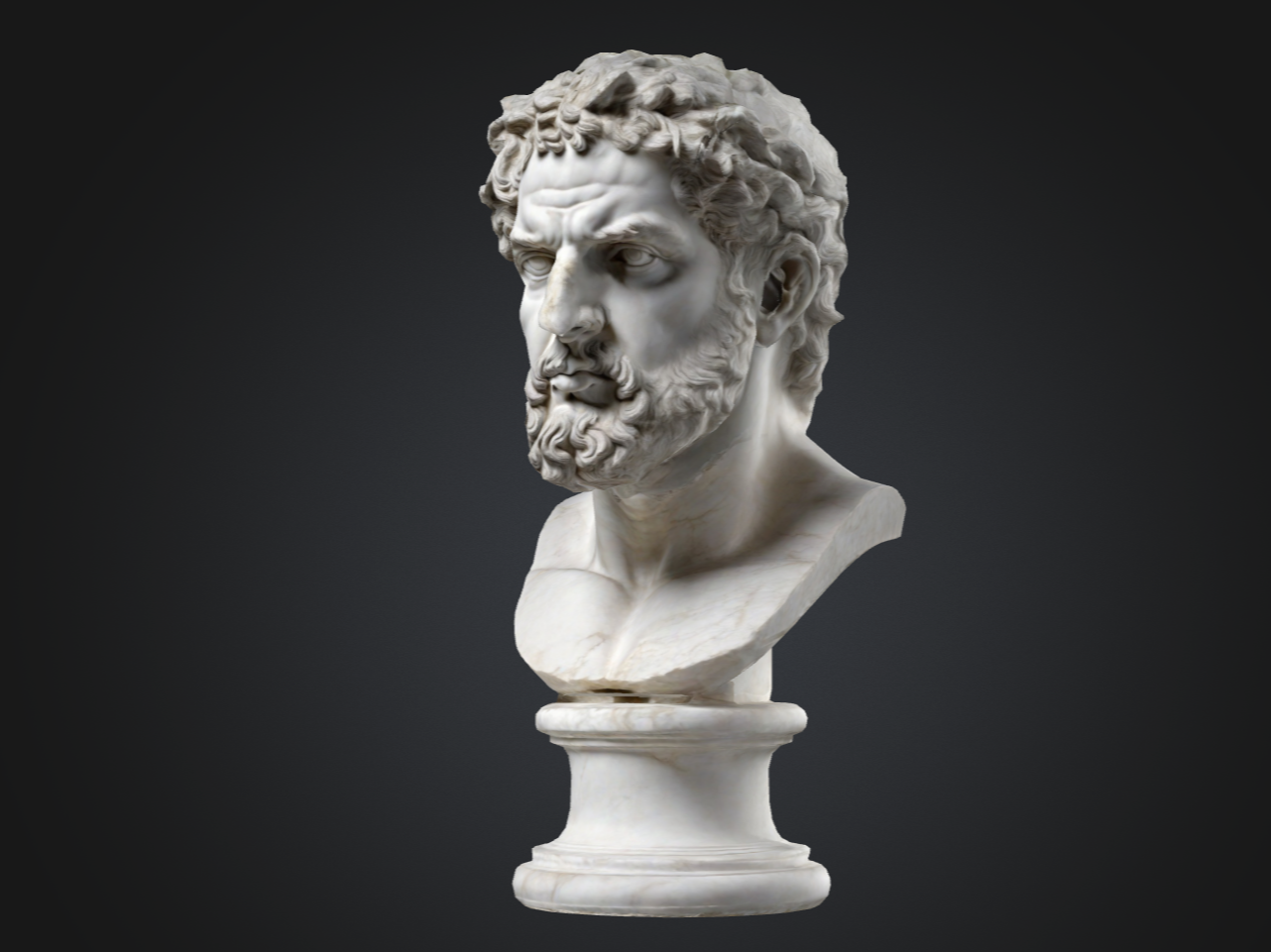 Jupiter Roman God Bust Statue