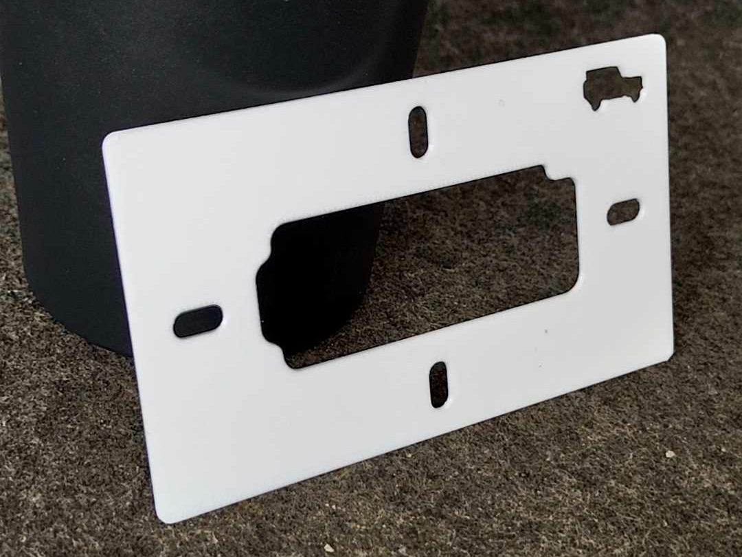 Land Rover Defender side indicators template