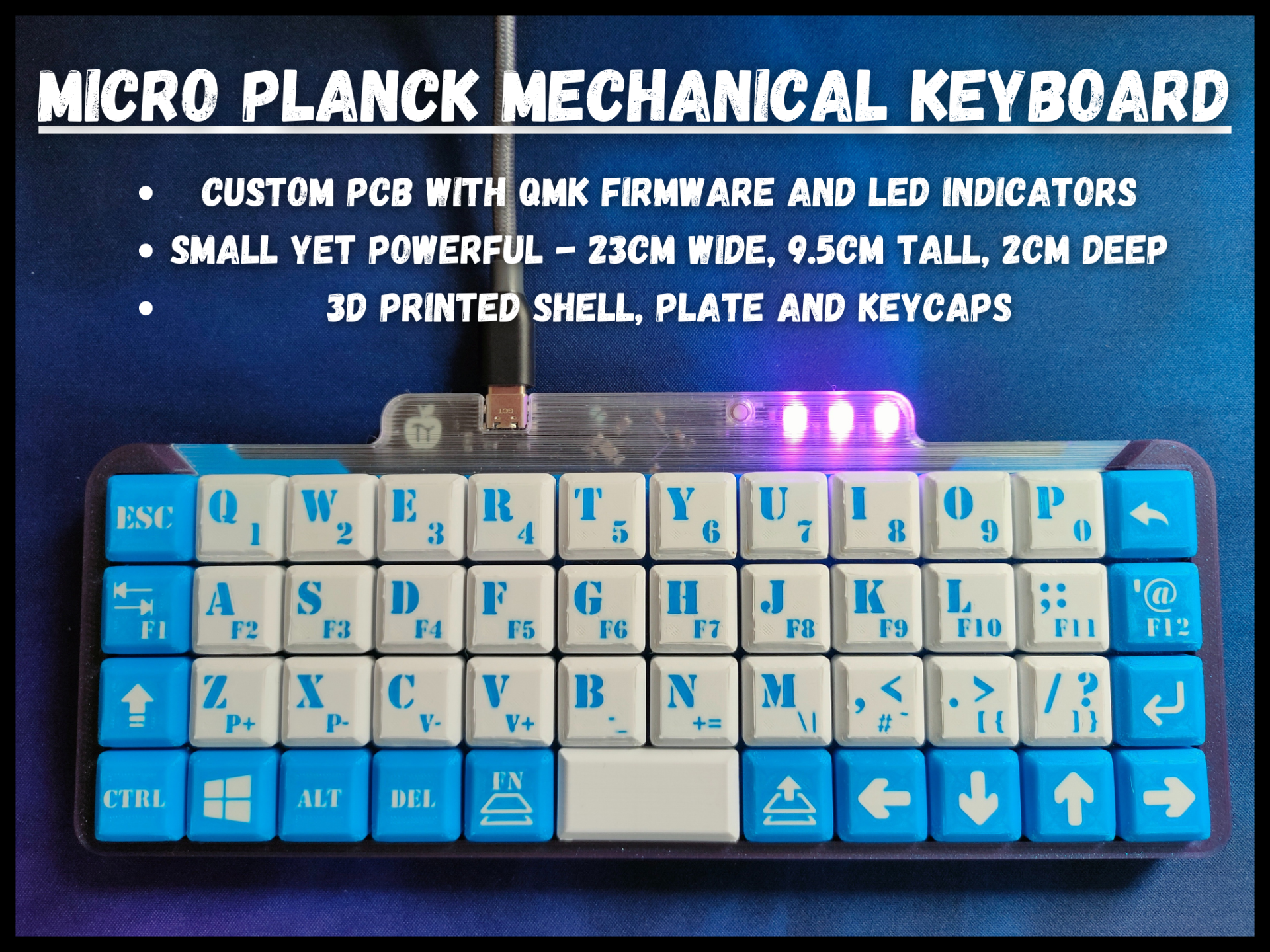 Micro Planck Mechanical Keyboard