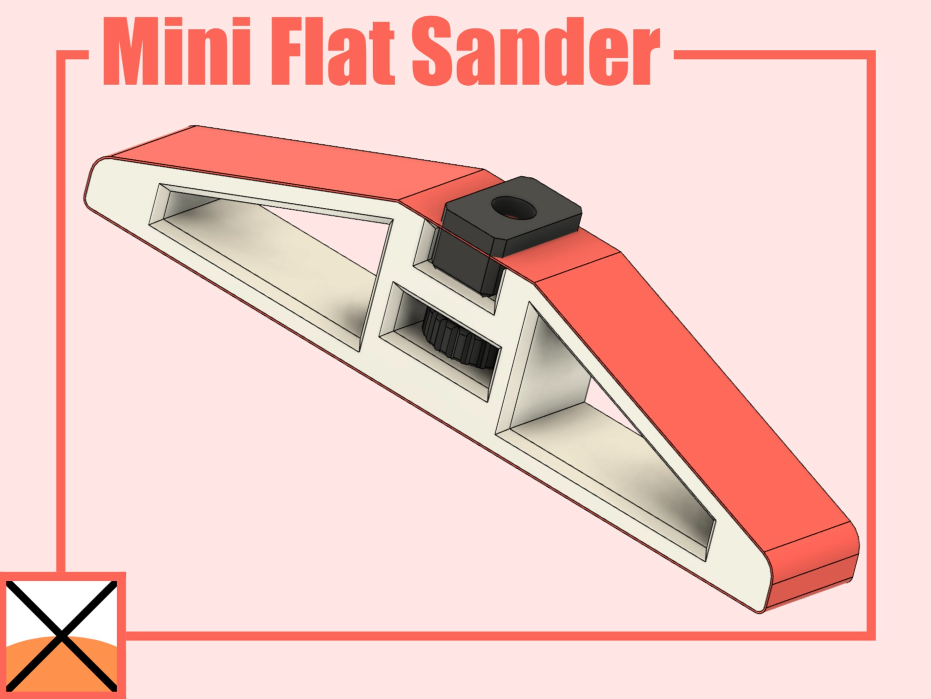Mini Flat Sandpaper Holder