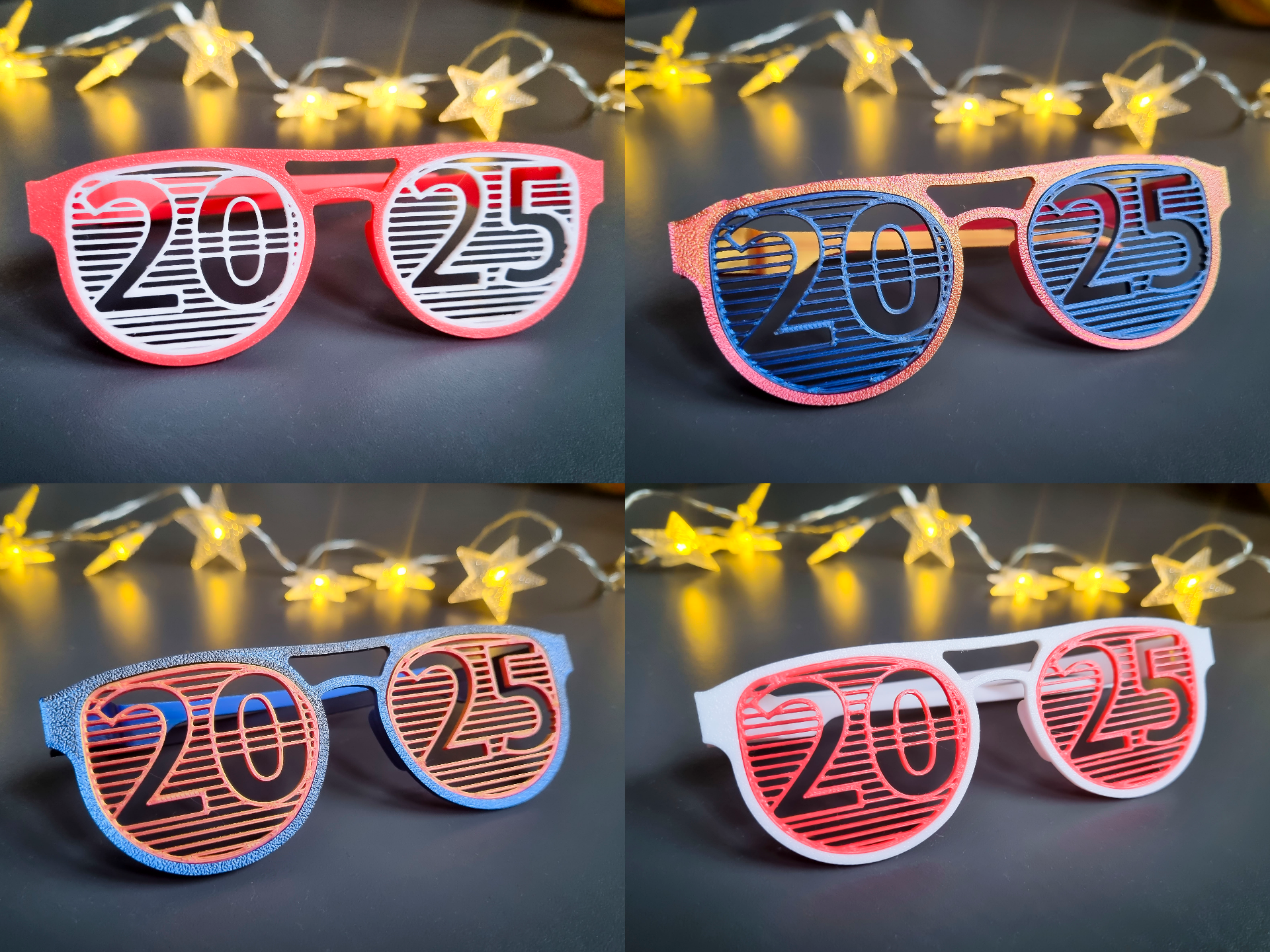 2025 Happy New Year Party Glasses: 14gr of Fun