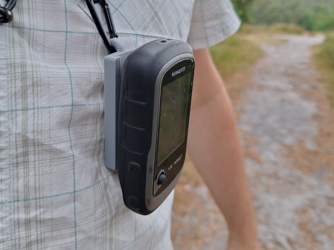 Garmin Etrex holder with carabiner fix