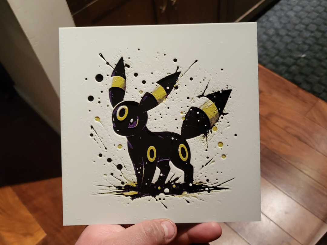 Graffiti Umbreon Hueforge