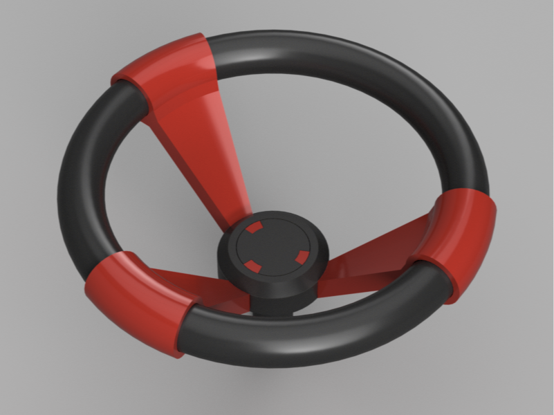 Pedal tractor steering wheel replacement