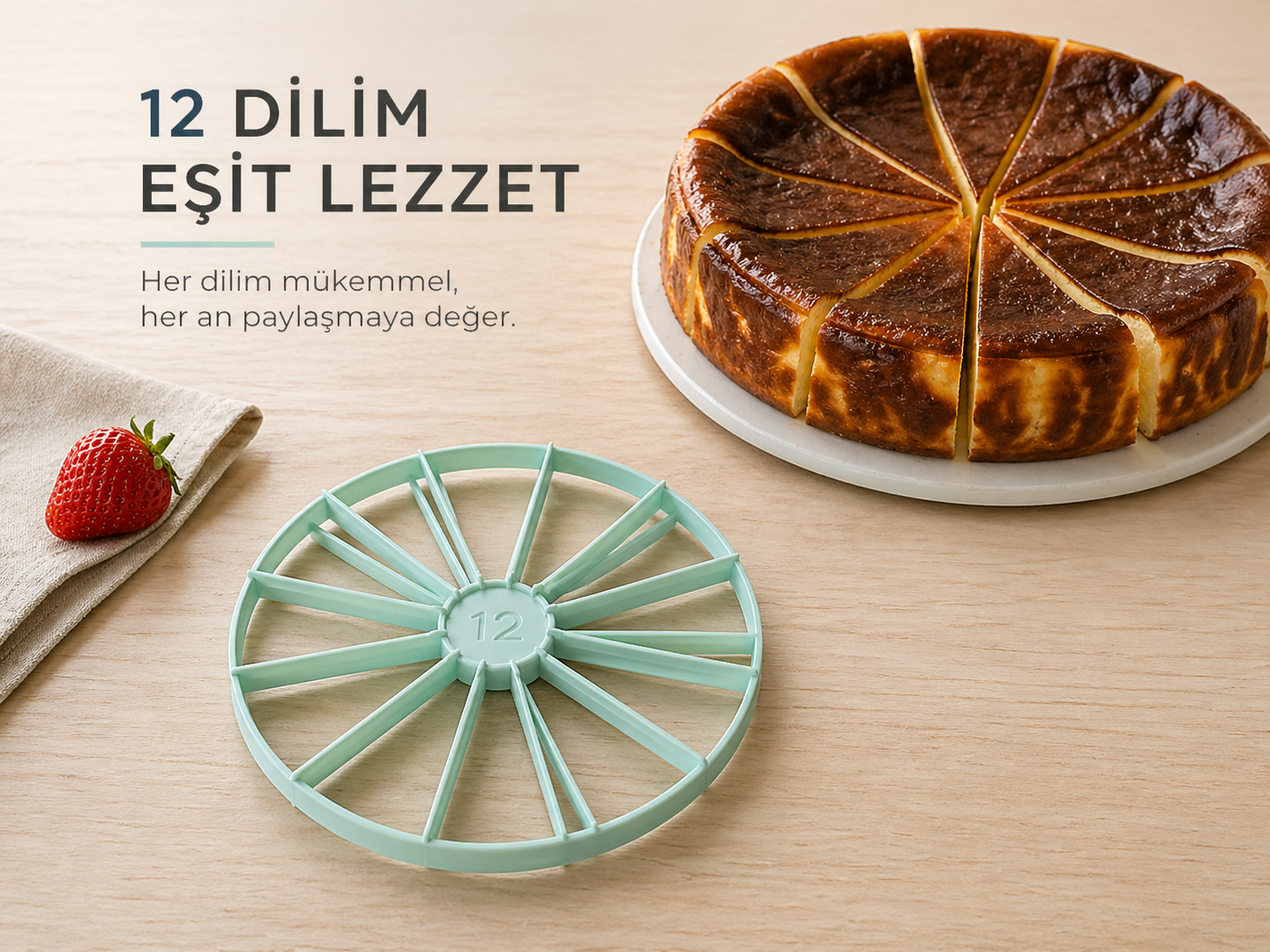 Perfect Slice Guide – 10 & 12 Cut Cake Divider