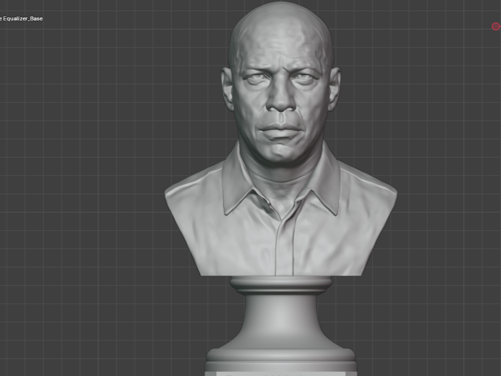Denzel Washington as "The Equalizer" Bust