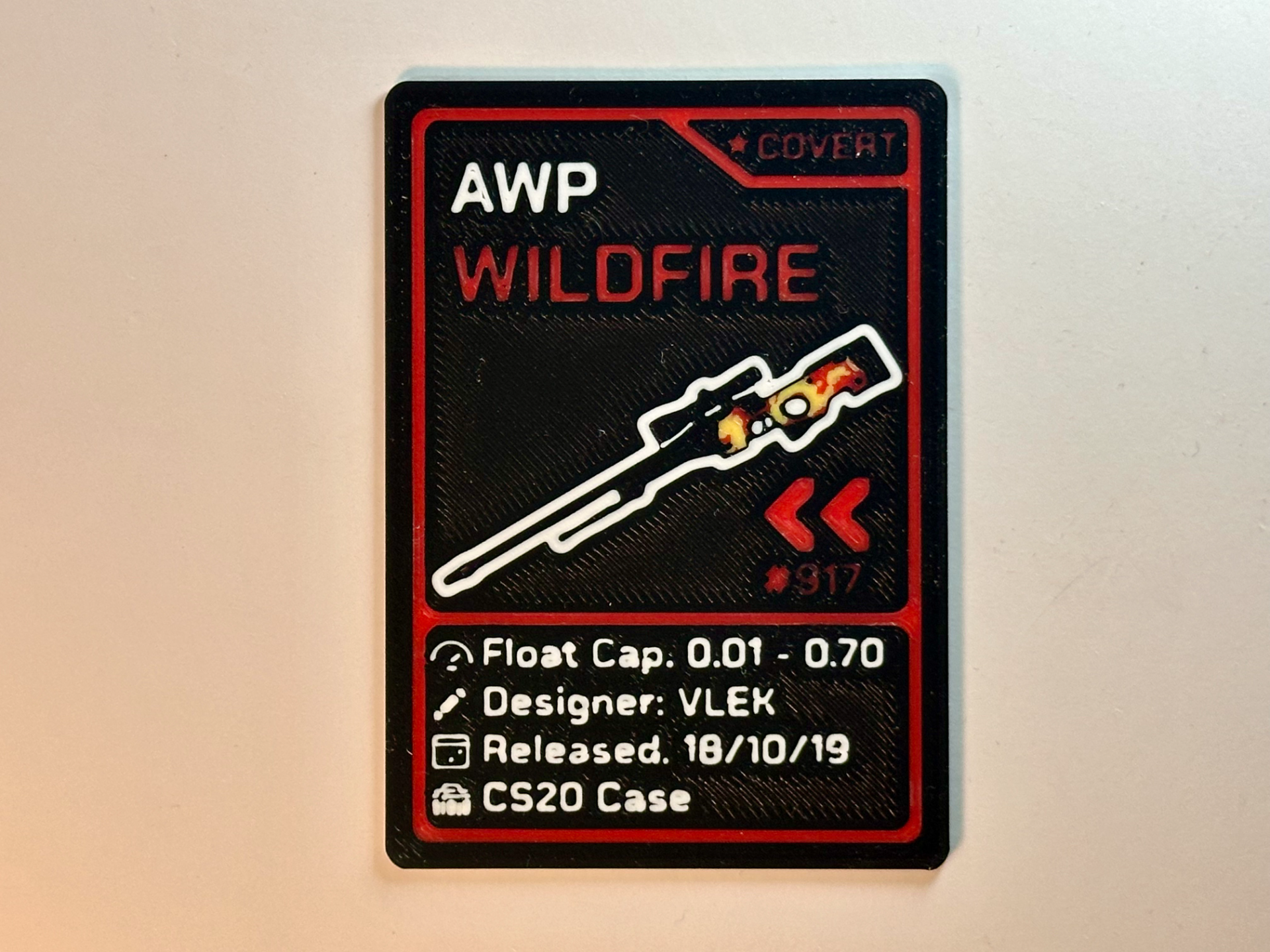 CS2 - Carte AWP Wildfire AMS