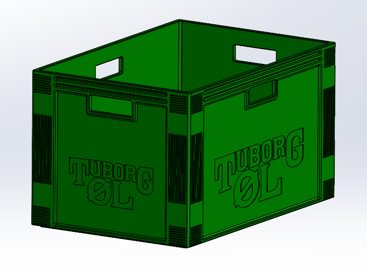 Tuborg 6 pack beer can box