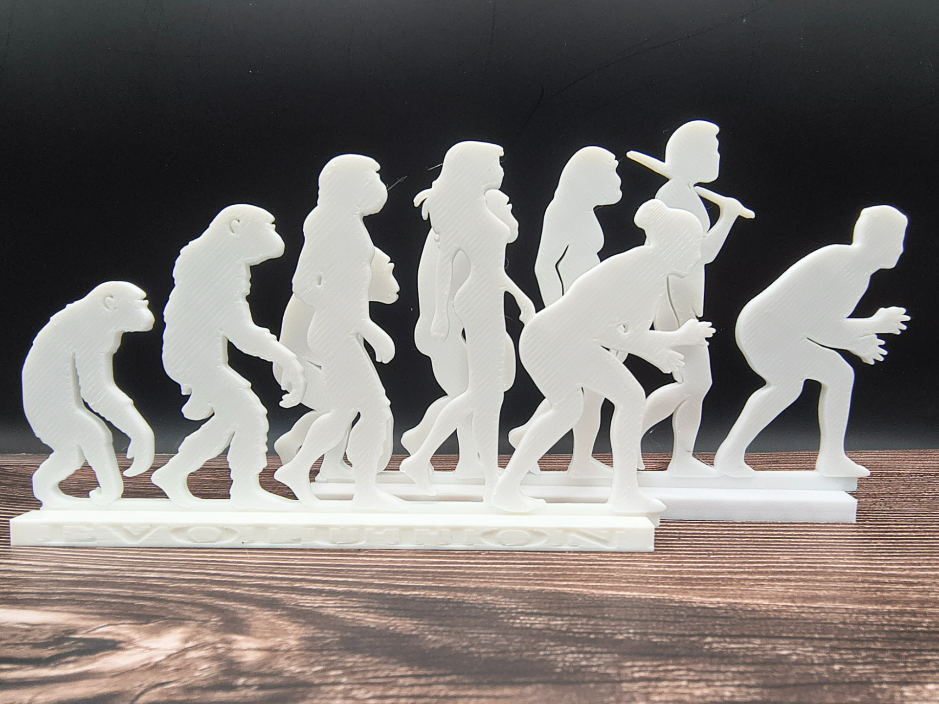 Evolution to Wrestler Silhouette - Sports Decor