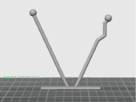 Fake retro antenna for pc monitor