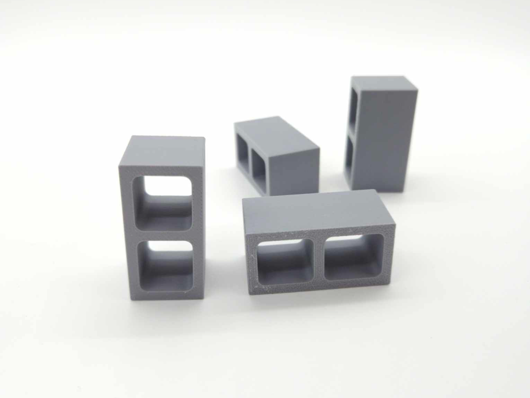 Concrete Masonry Unit / Brick - Scale model
