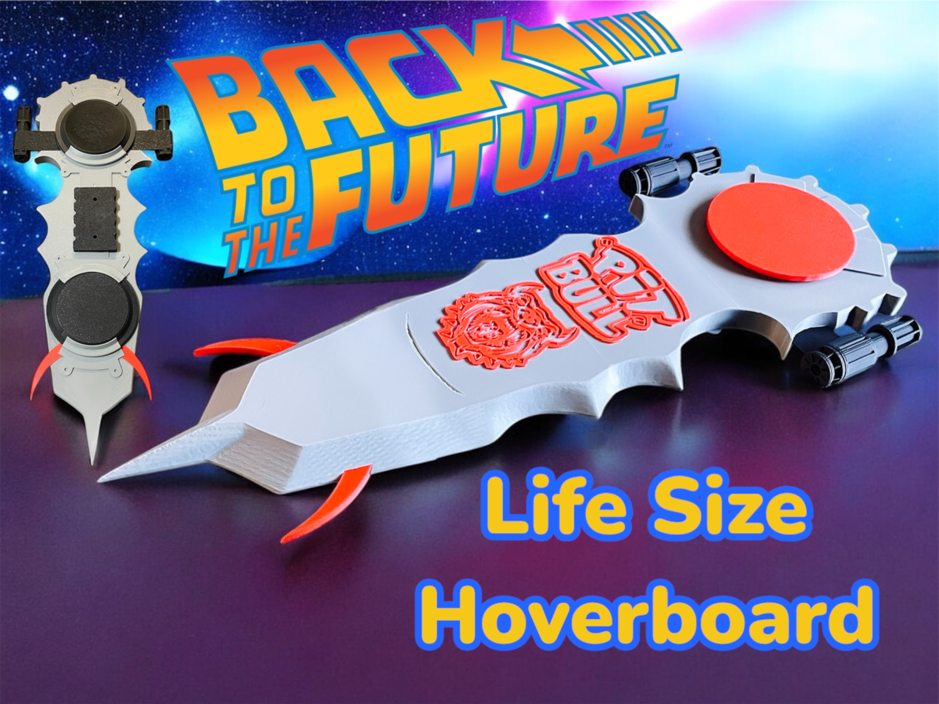 Life Size Hoverboard Pitbull Back To The Future