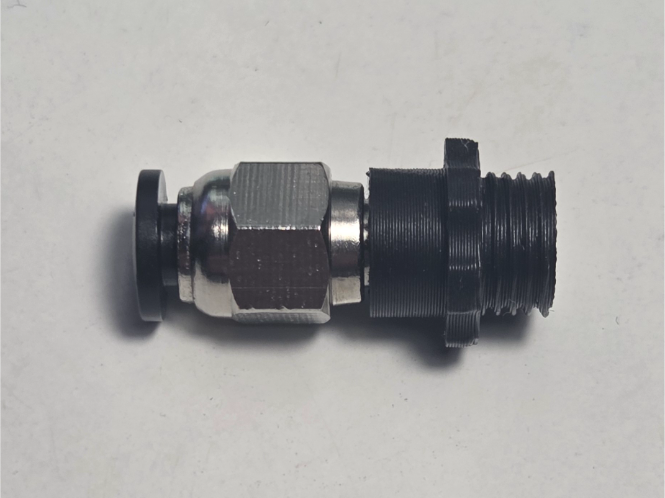 Pneumatic connector adapter M6 to M10