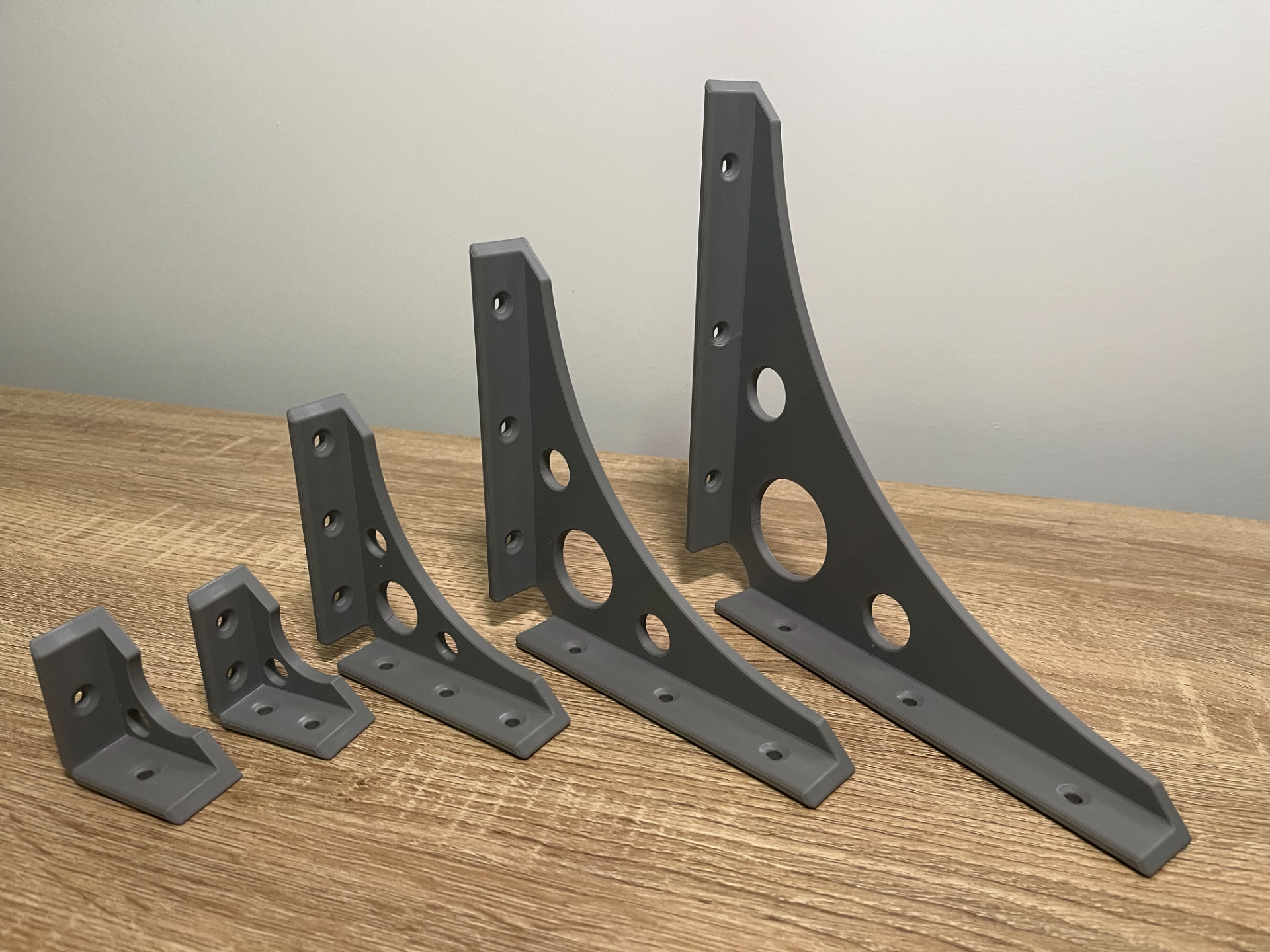 Shelf Bracket set - Metric - 50mm to 200mm