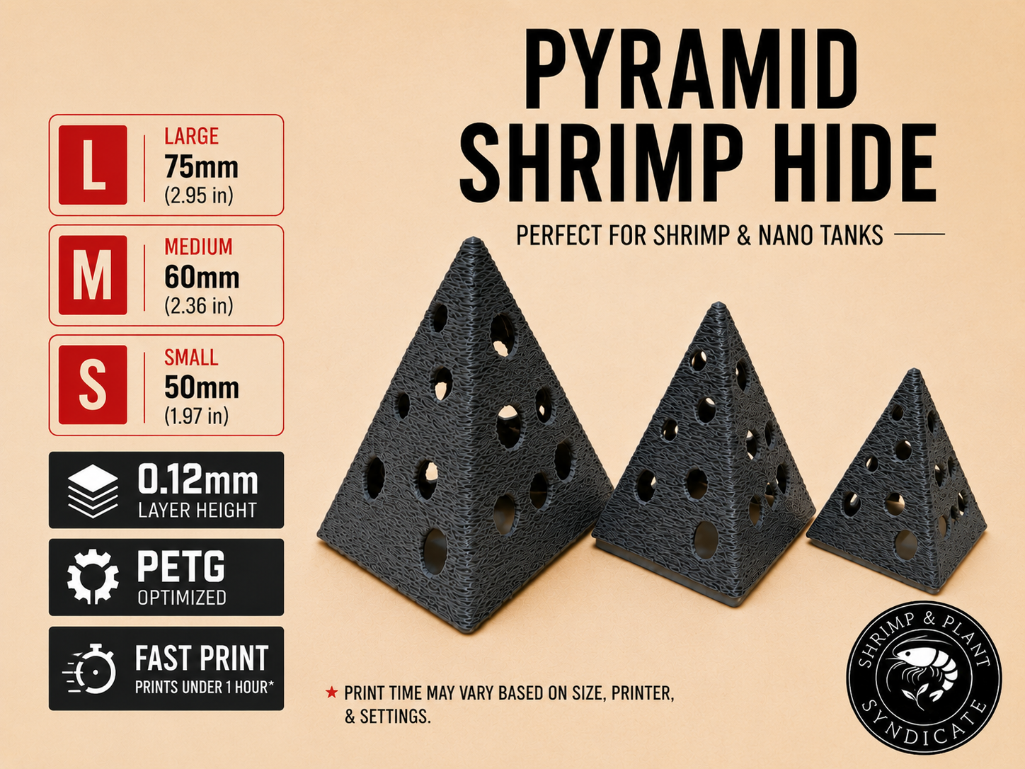 Shrimp Hide Pyamid