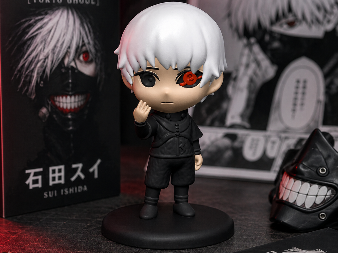 Chibi Ken Keneki Tokyo Ghoul Anime Figurine