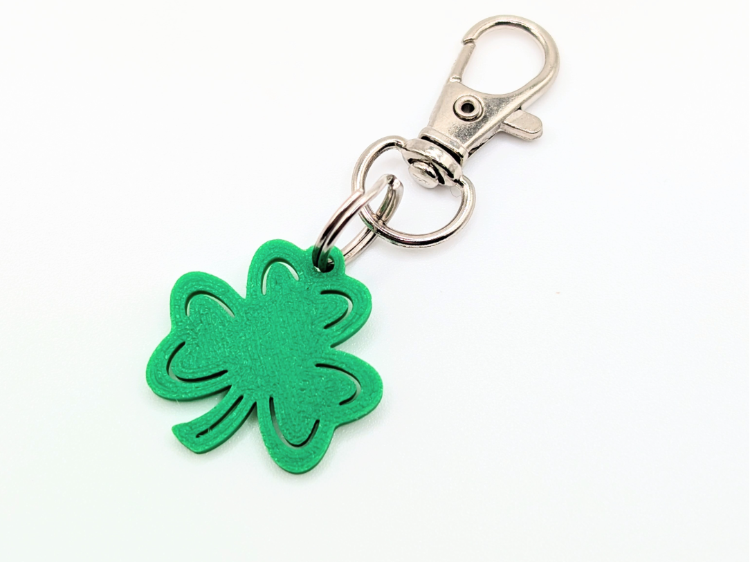 Cute Shamrock Keychain