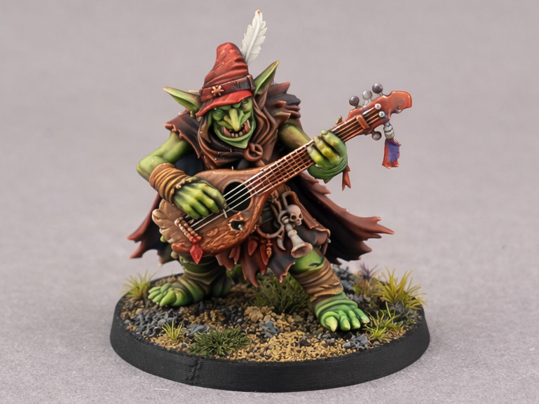 Goblin Bard with Lute
