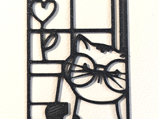 “Love Cat Window” Decorative Bookmark