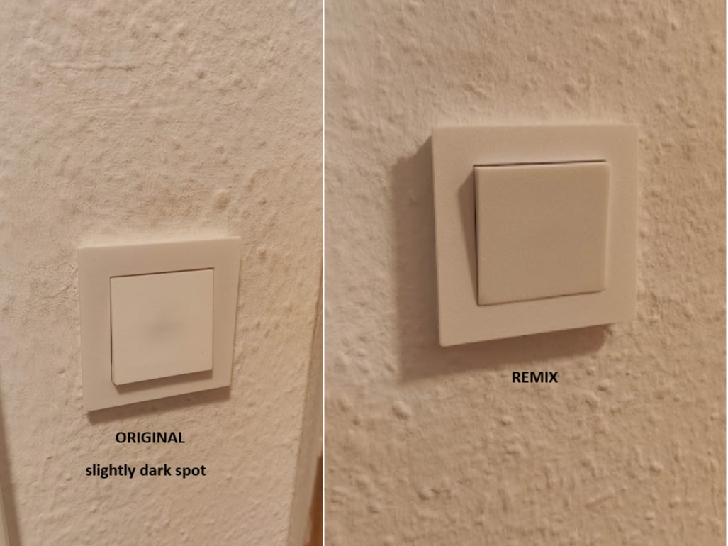 Hager/Berker Light Switch THICKER VERSION