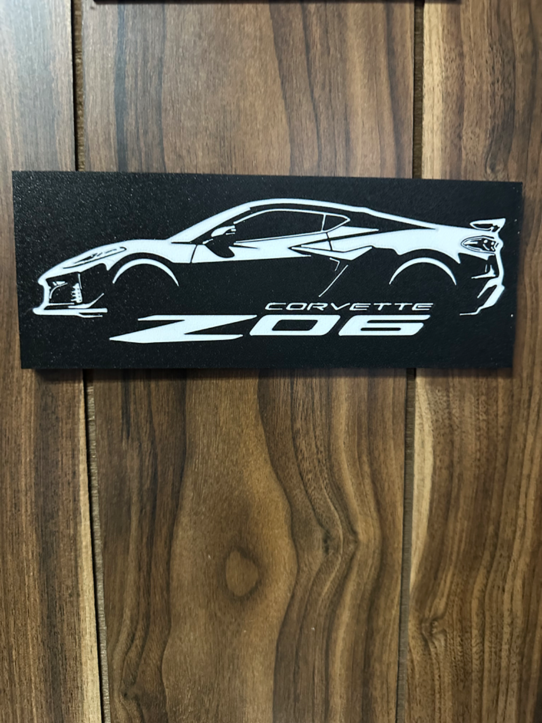 c8 z06 chevy corvette lightbox/wall art