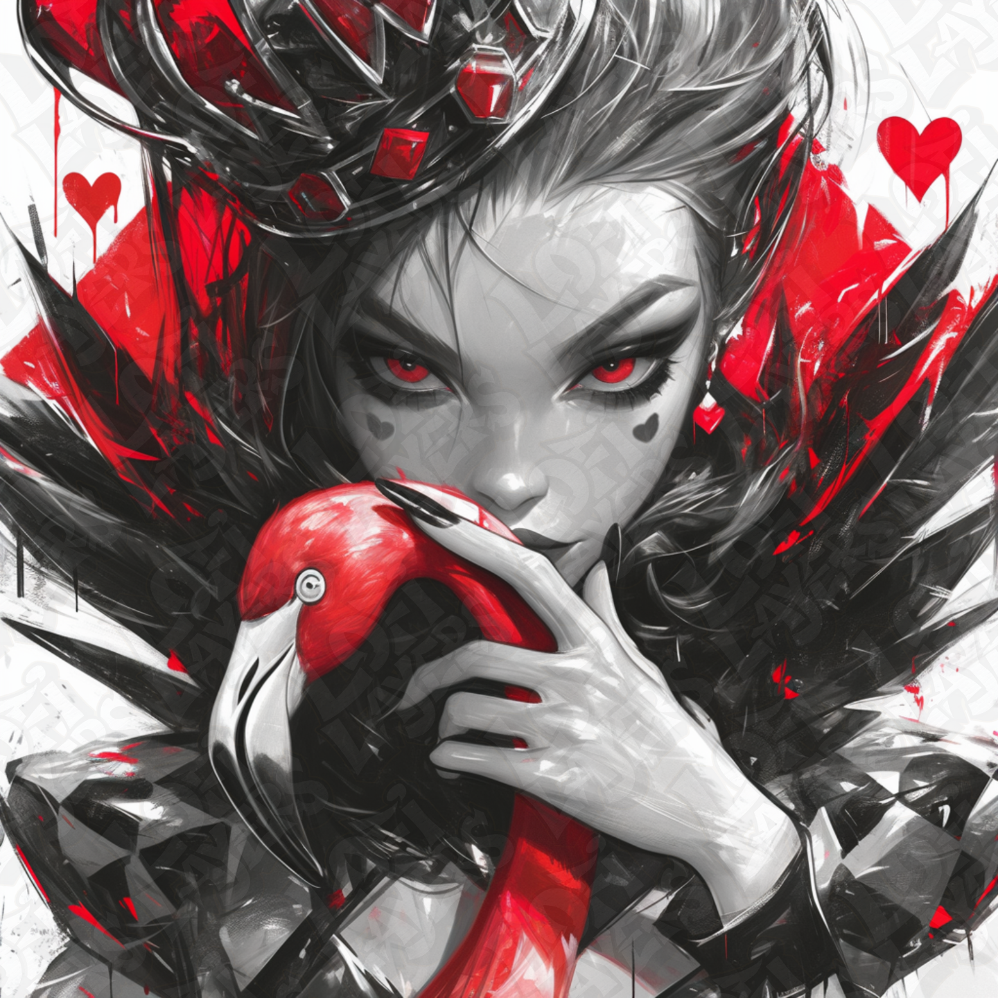 Queen of Hearts Hueforge
