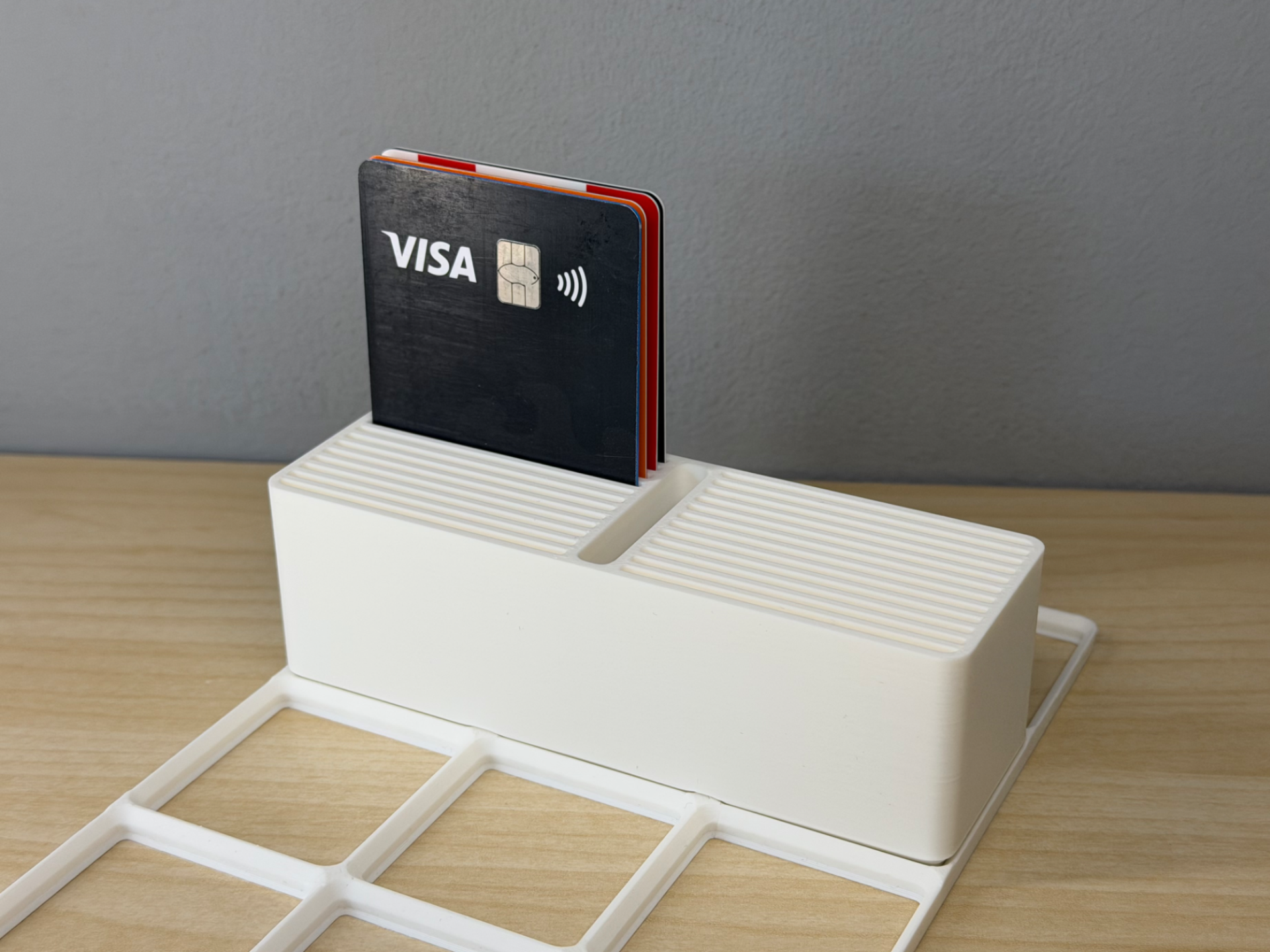 Gridfinity Card Holder "2x Vertical"